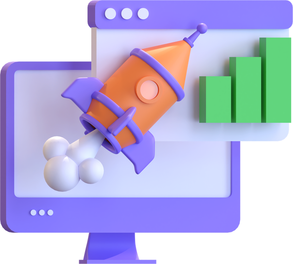 high speed web connection icon 3d illustration