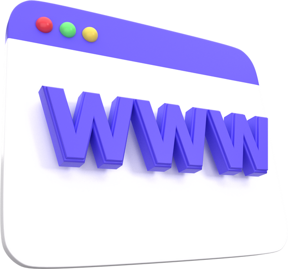 Website Domain 3d Illustration