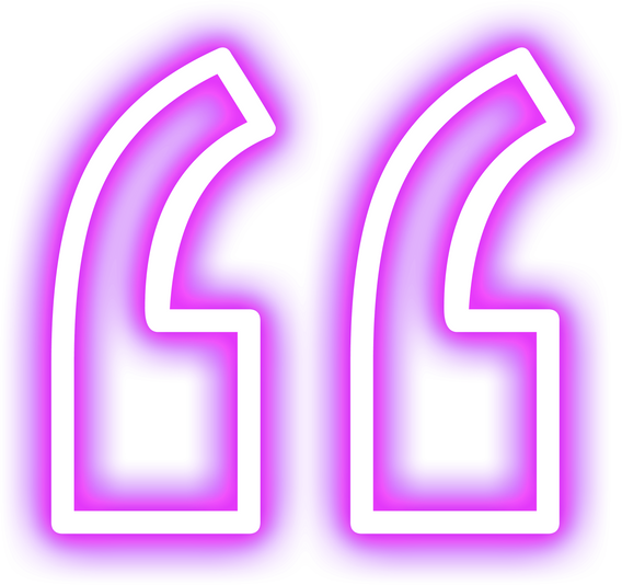 Neon Quote
